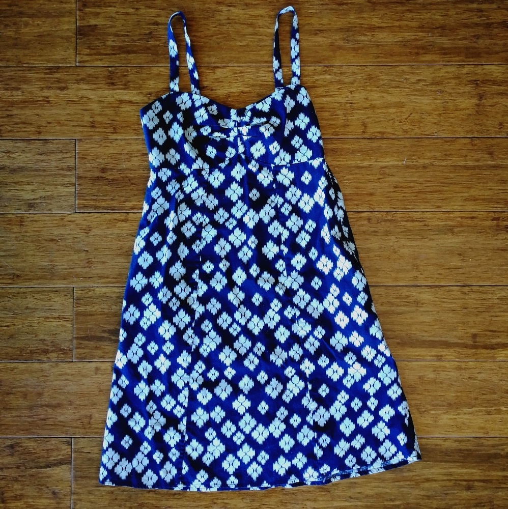Patagonia blue hemp dress